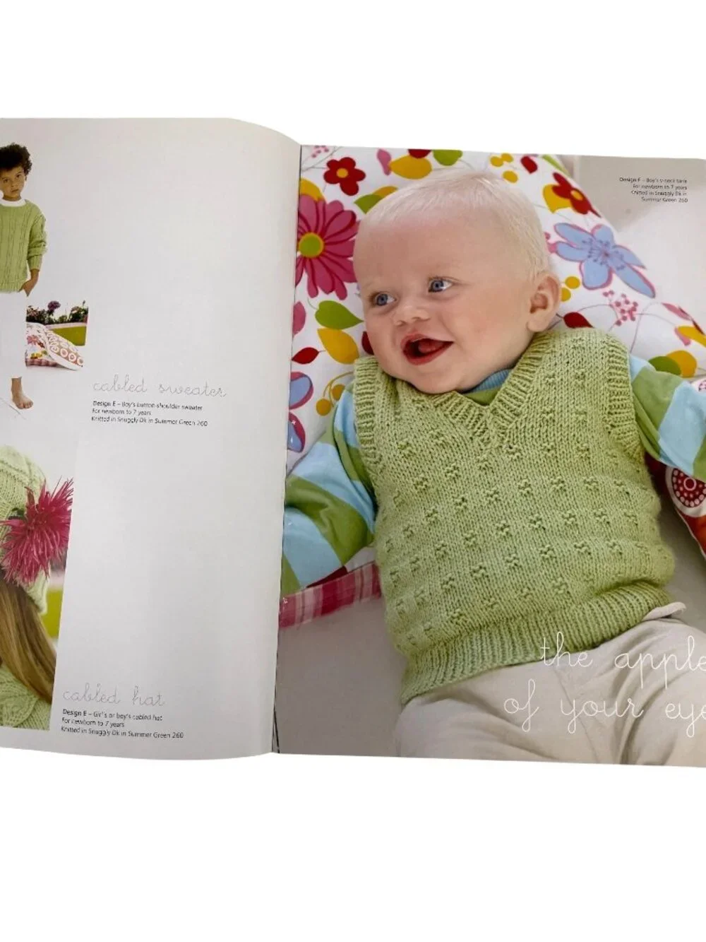 Little Sweet Peas By‎ Sirdar Knitting Pattern Book 22 Designs Birth To 7 Years